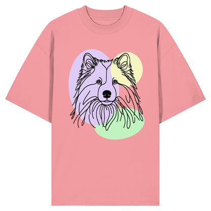 Line Art - Süßer Eurasier - Organic Oversize Shirt