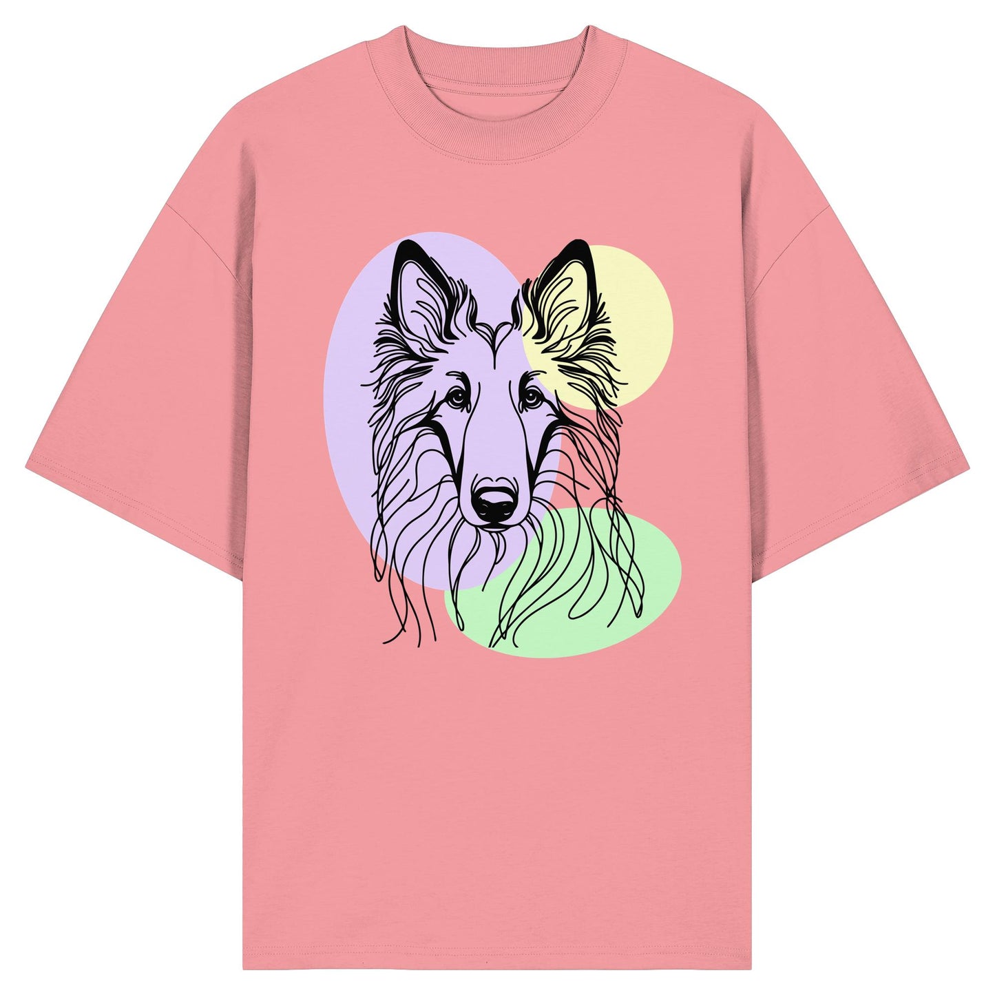 Line Art - Süßer Tervueren - Organic Oversize Shirt