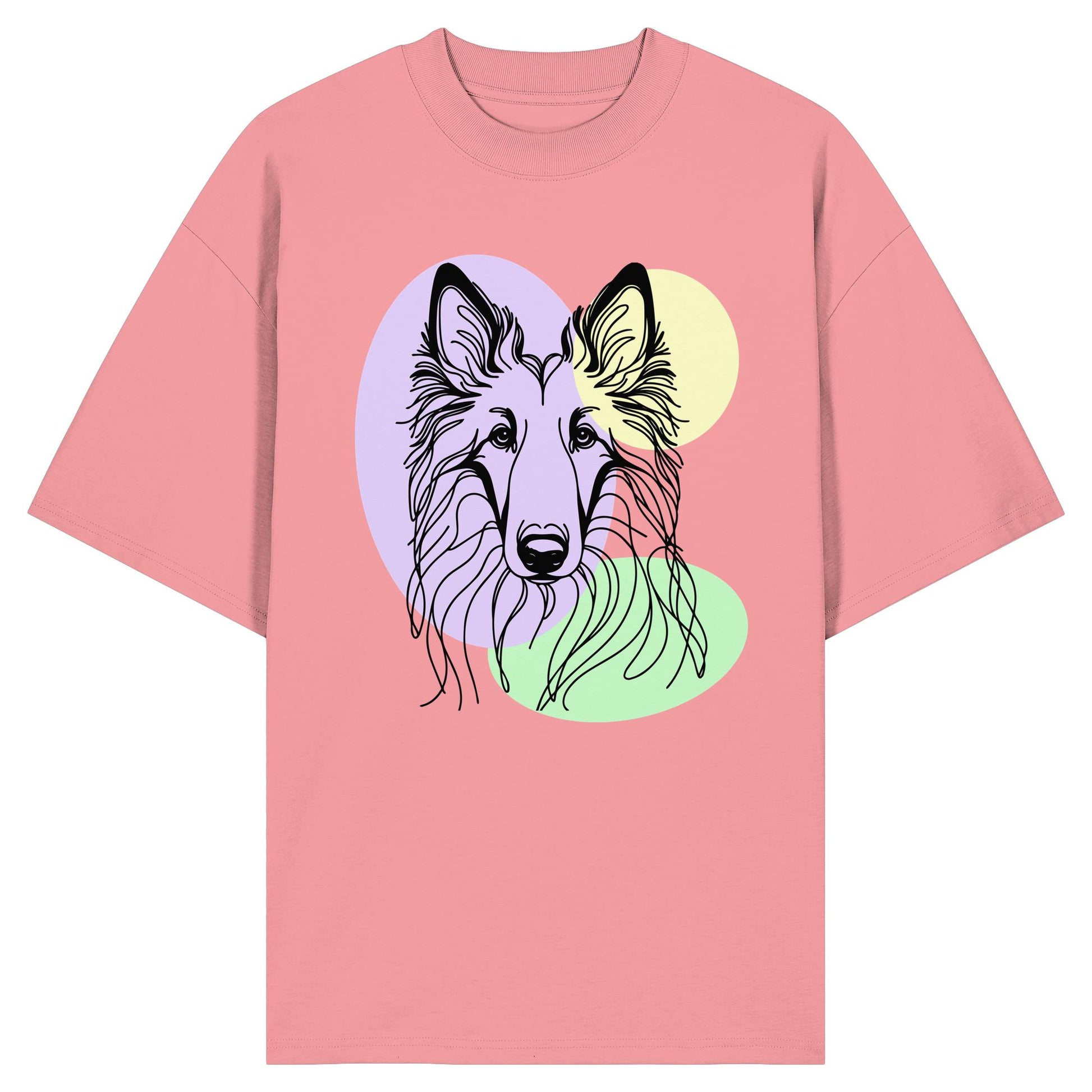 Line Art - Süßer Tervueren - Organic Oversize Shirt