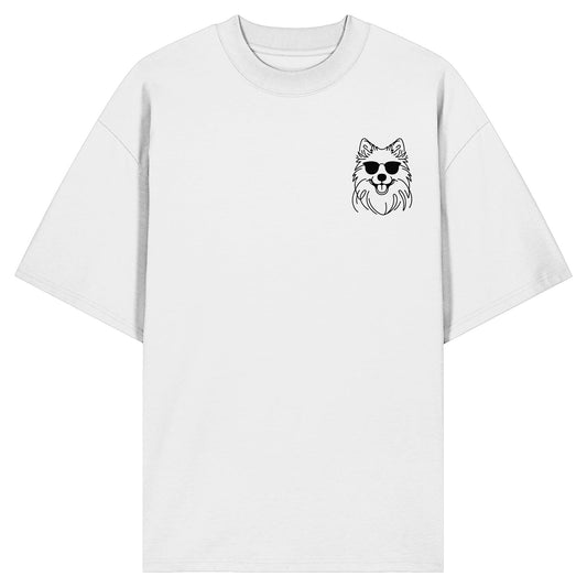 Line Art - Cooler Islandhund - Organic Oversize Shirt