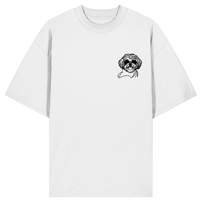 Line Art - Cooler Shih Tzu - Organic Oversize Shirt