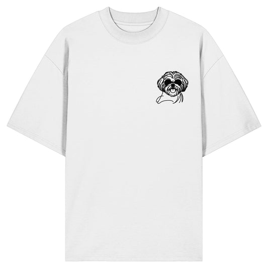 Line Art - Cooler Shih Tzu - Organic Oversize Shirt