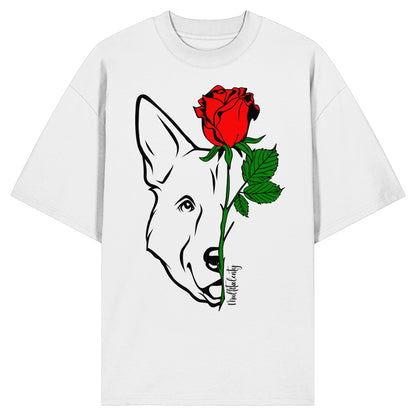 Tattoo Rose - Schäferhund - Organic Oversize Shirt