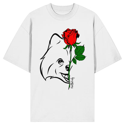 Tattoo Rose - Pomeranian - Organic Oversize Shirt