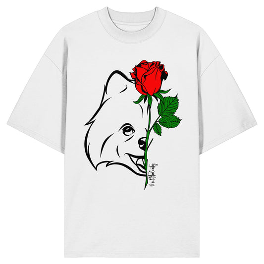 Tattoo Rose - Pomeranian - Organic Oversize Shirt