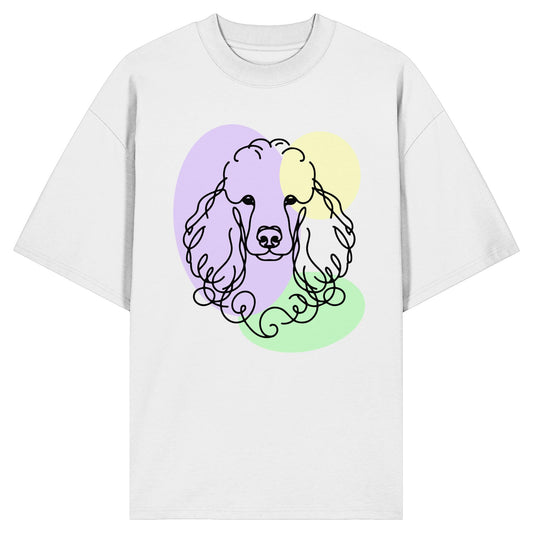 Line Art - Süßer Pudel - Organic Oversize Shirt