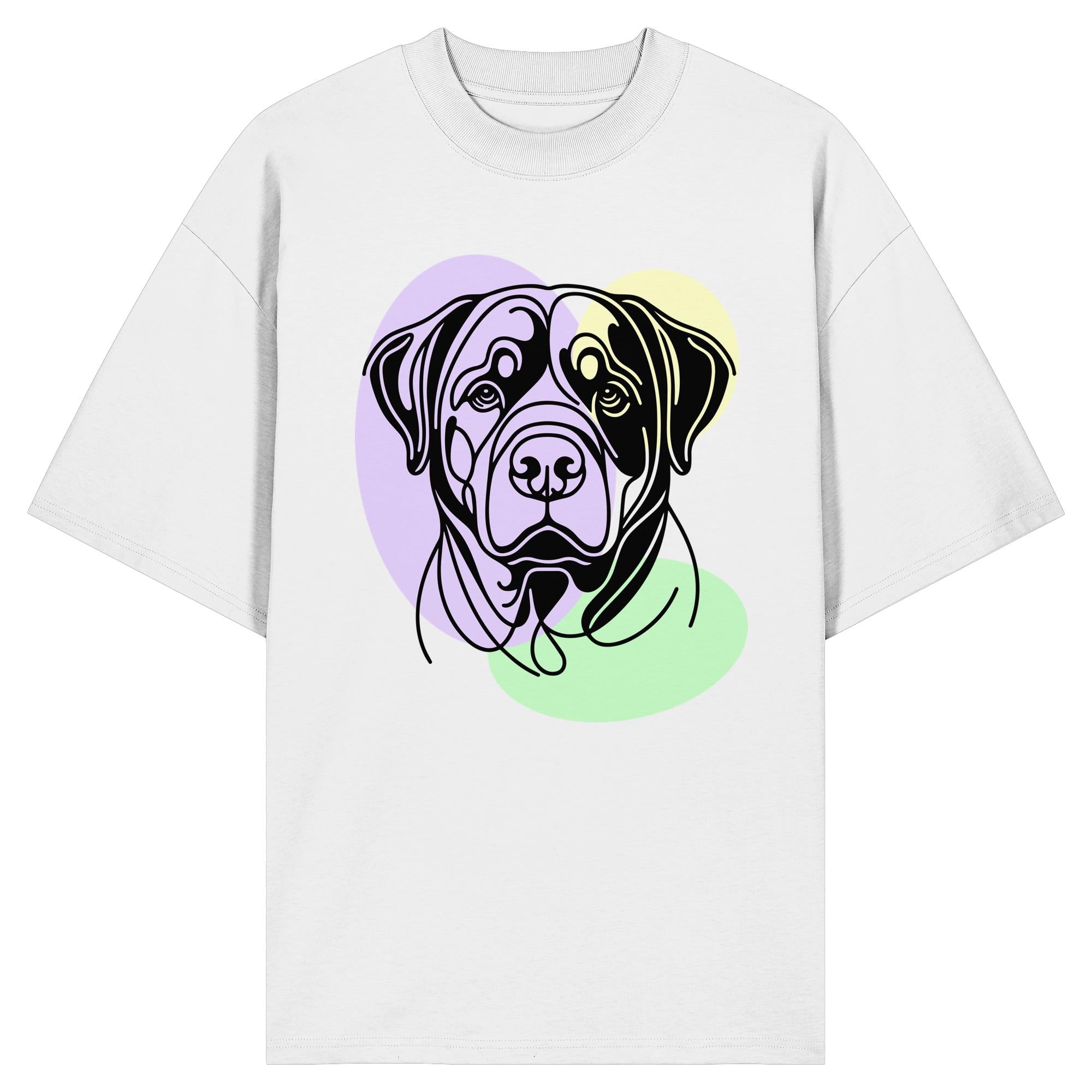 Line Art - Süßer Rottweiler - Organic Oversize Shirt