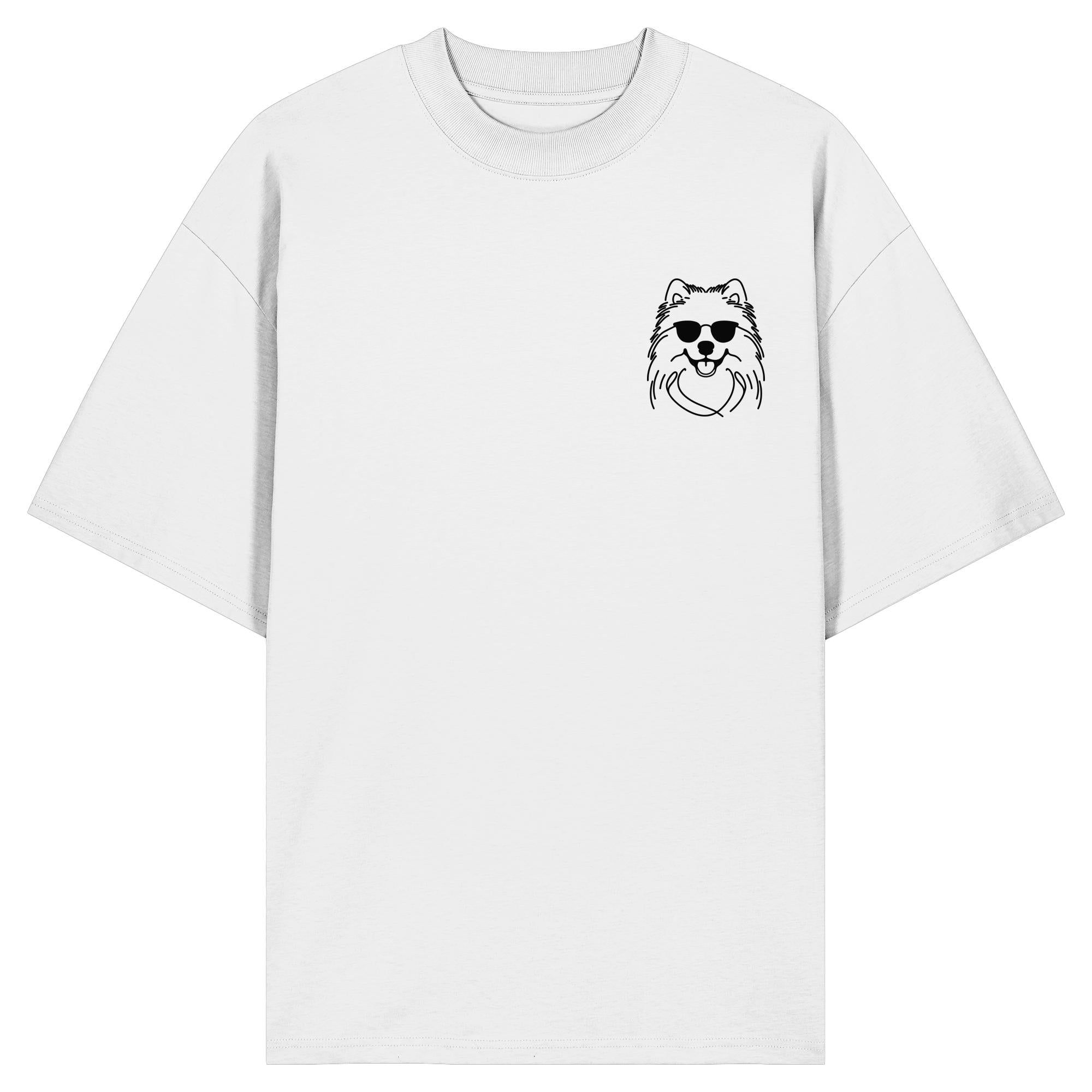 Line Art - Cooler Samojede - Organic Oversize Shirt