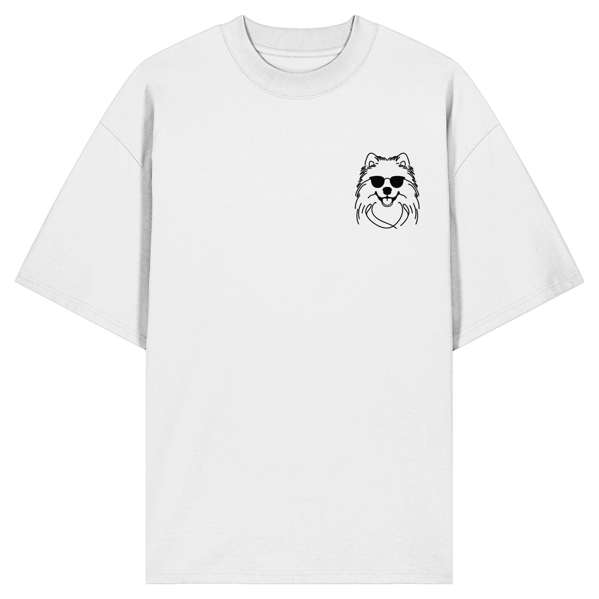 Line Art - Cooler Samojede - Organic Oversize Shirt