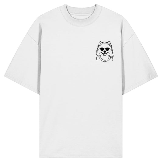 Line Art - Cooler Samojede - Organic Oversize Shirt