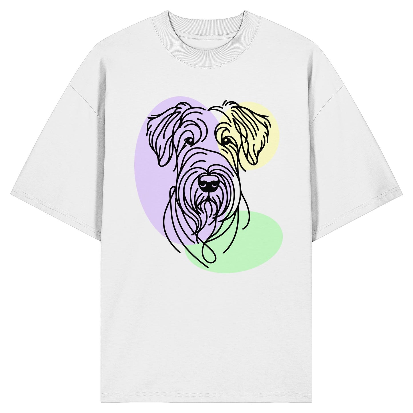 Line Art - Süßer Irish Terrier - Organic Oversize Shirt
