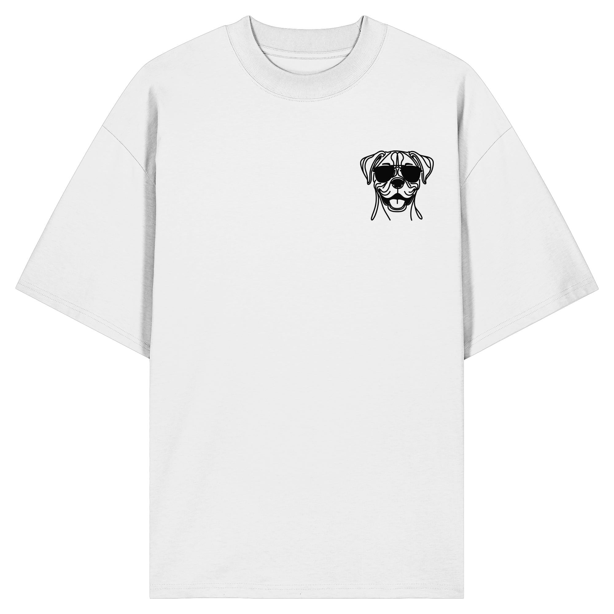 Line Art - Cooler Boxer - Organic Oversize Shirt