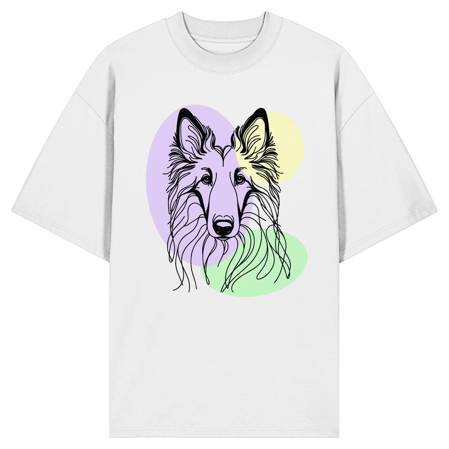 Line Art - Süßer Tervueren - Organic Oversize Shirt