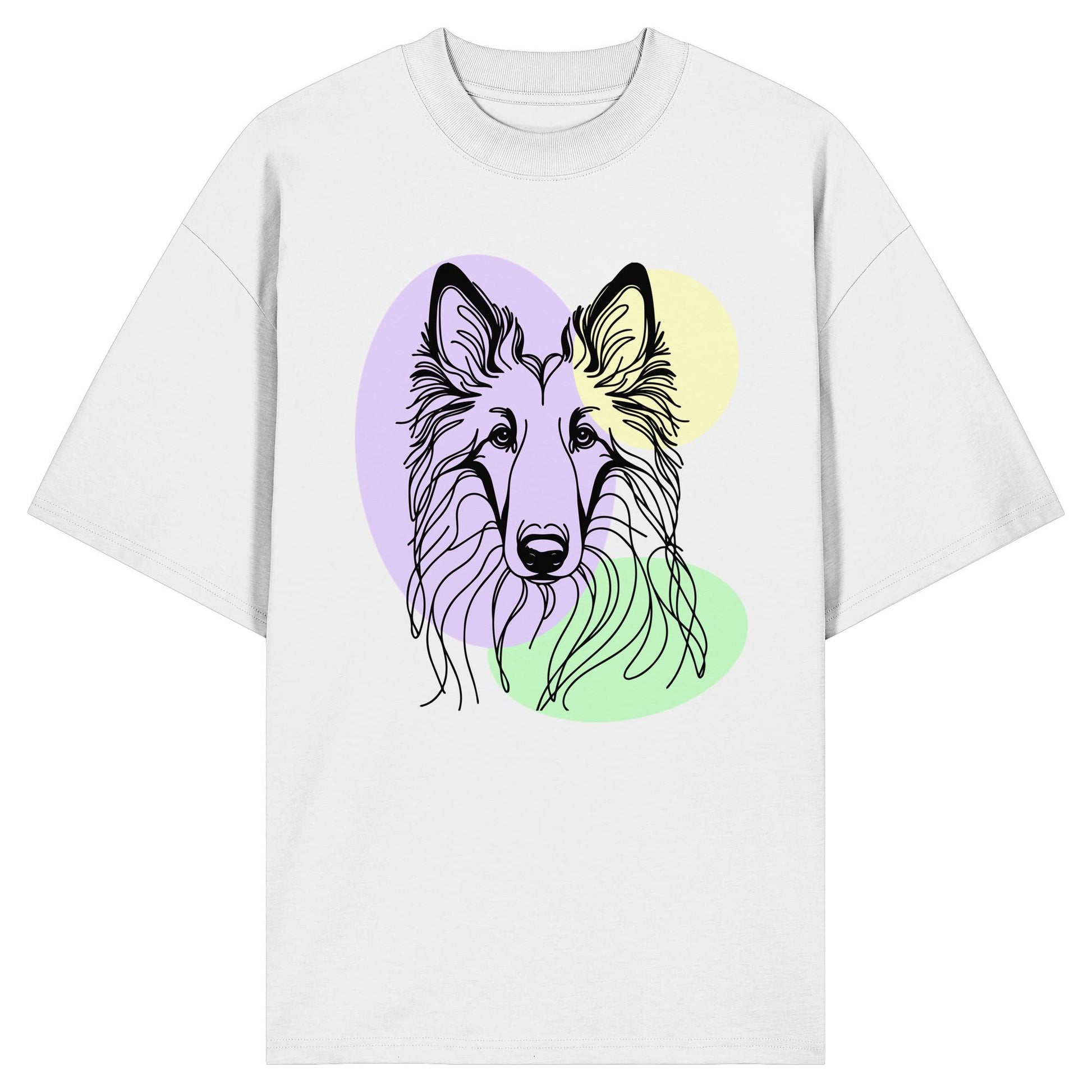 Line Art - Süßer Tervueren - Organic Oversize Shirt