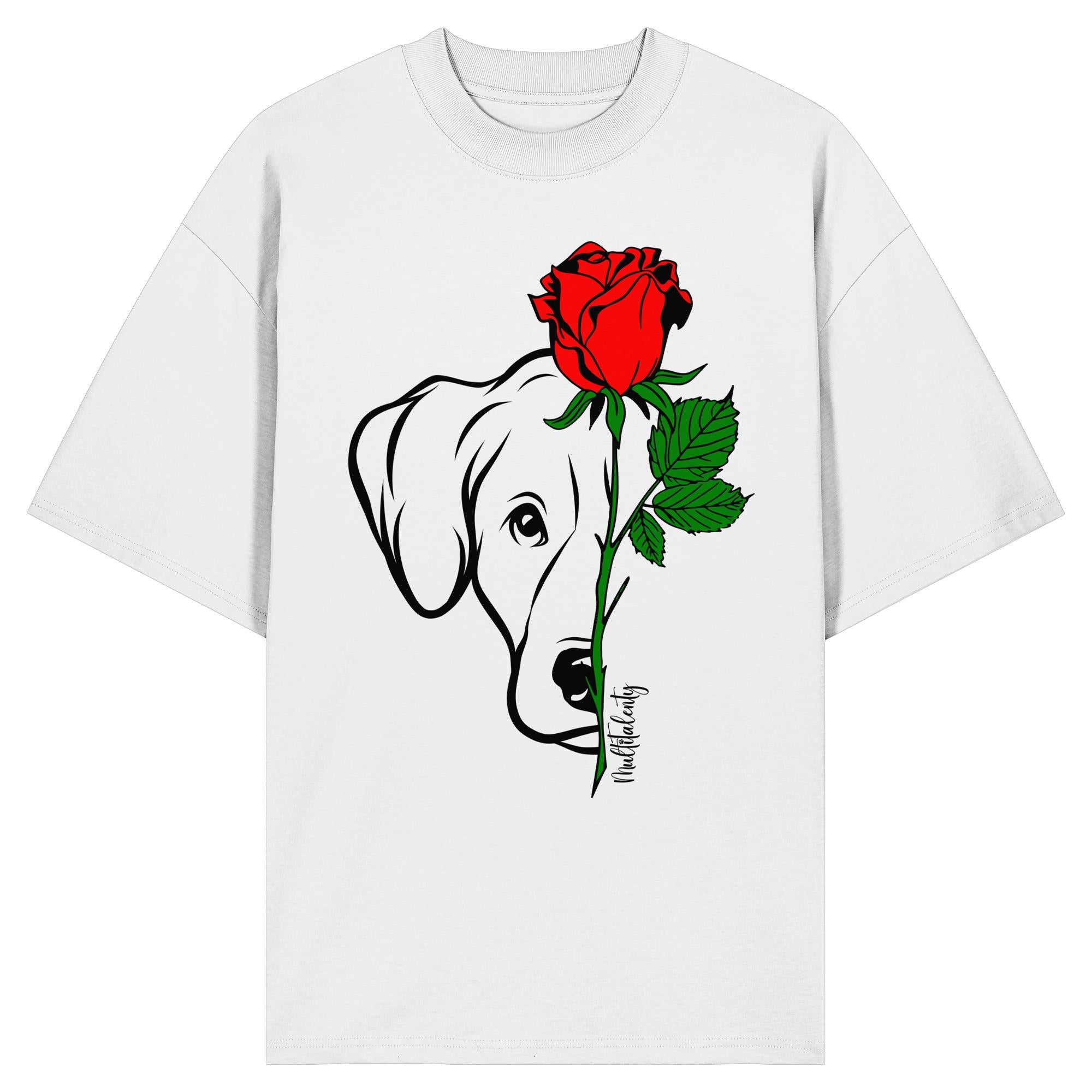 Tattoo Rose - Nova Scotia Duck Tolling Retriever - Organic Oversize Shirt