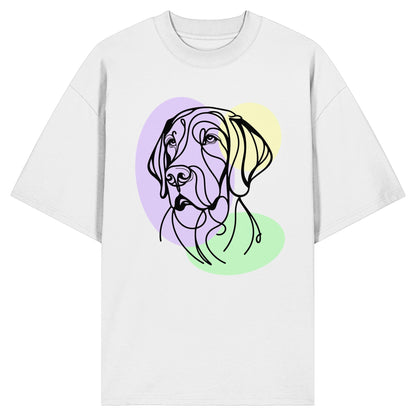 Line Art - Süßer Deutsch Kurzhaar - Organic Oversize Shirt
