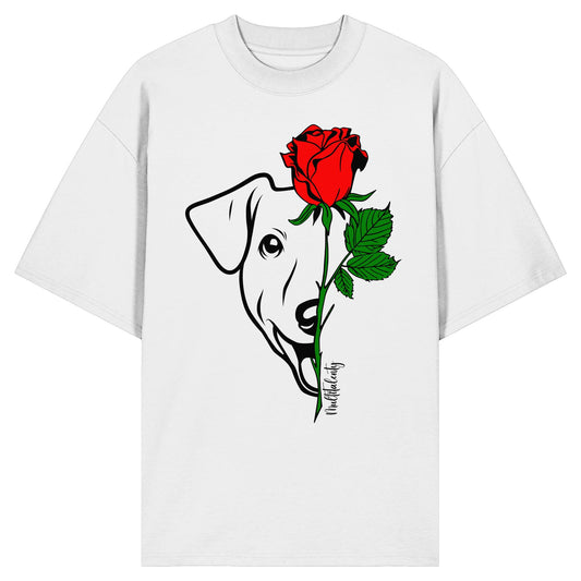 Tattoo Rose - Jack Russell - Organic Oversize Shirt