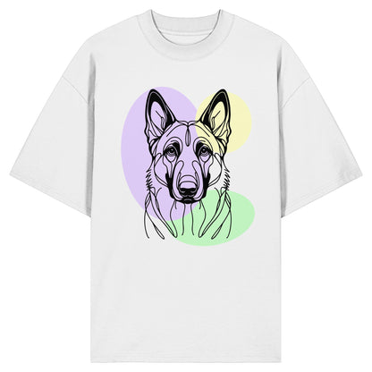 Line Art - Süßer Malinois - Organic Oversize Shirt