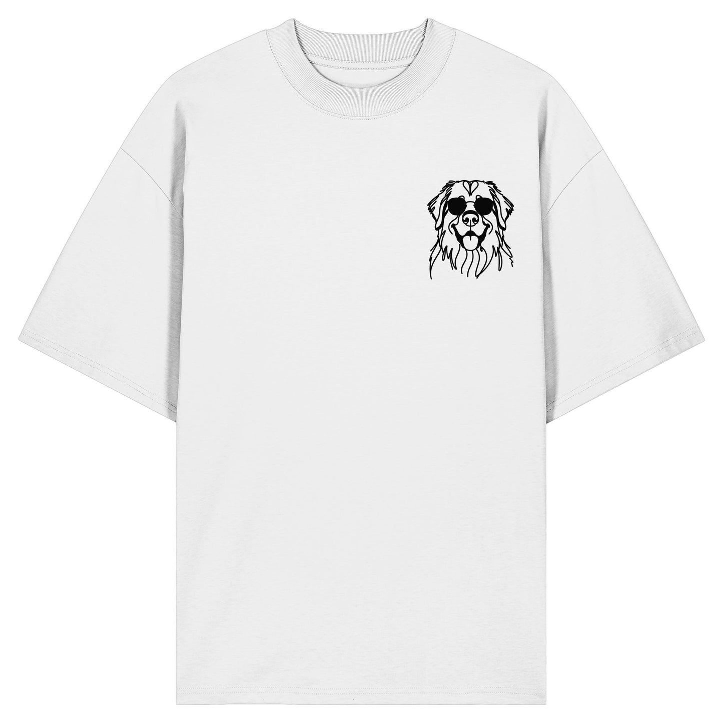 Line Art - Cooler Leonberger - Organic Oversize Shirt