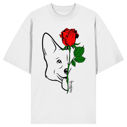 Tattoo Rose - Corgi - Organic Oversize Shirt