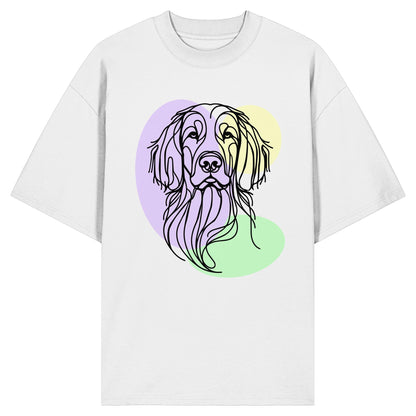 Line Art - Süßer Irish Setter - Organic Oversize Shirt