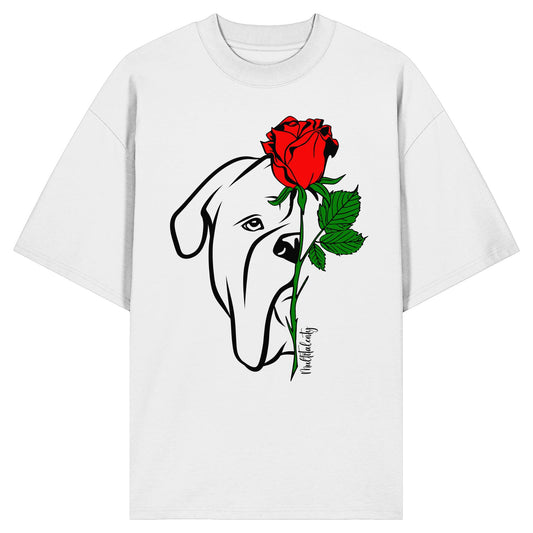 Tattoo Rose - Bullmastiff - Organic Oversize Shirt