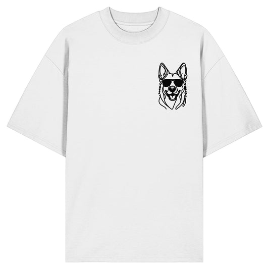 Line Art - Cooler Holländischer Schäferhund - Organic Oversize Shirt