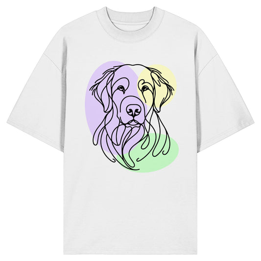 Line Art - Süßer Kuvasz - Organic Oversize Shirt