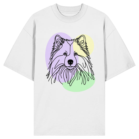 Line Art - Süßer Eurasier - Organic Oversize Shirt