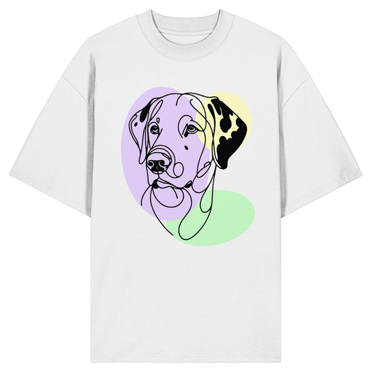 Line Art - Süßer Dalmatiner - Organic Oversize Shirt