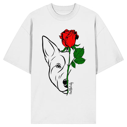 Tattoo Rose - Australian Cattle Dog - Organic Oversize Shirt