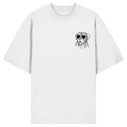 Line Art - Cooler Bullmastiff - Organic Oversize Shirt
