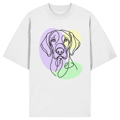 Line Art - Süßer Vizsla - Organic Oversize Shirt