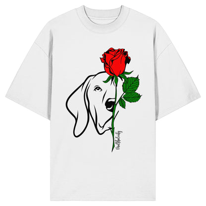 Tattoo Rose - Vizsla - Organic Oversize Shirt