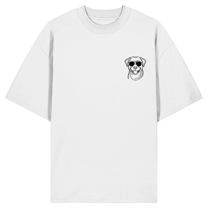 Line Art - Cooler Rottweiler - Organic Oversize Shirt