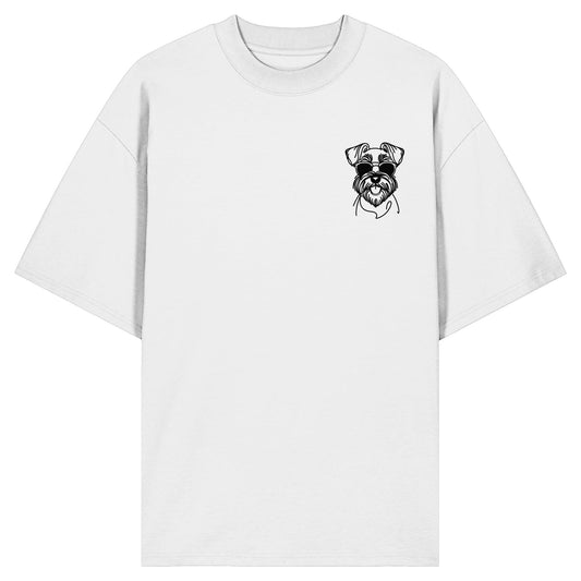 Line Art - Cooler Schnauzer - Organic Oversize Shirt