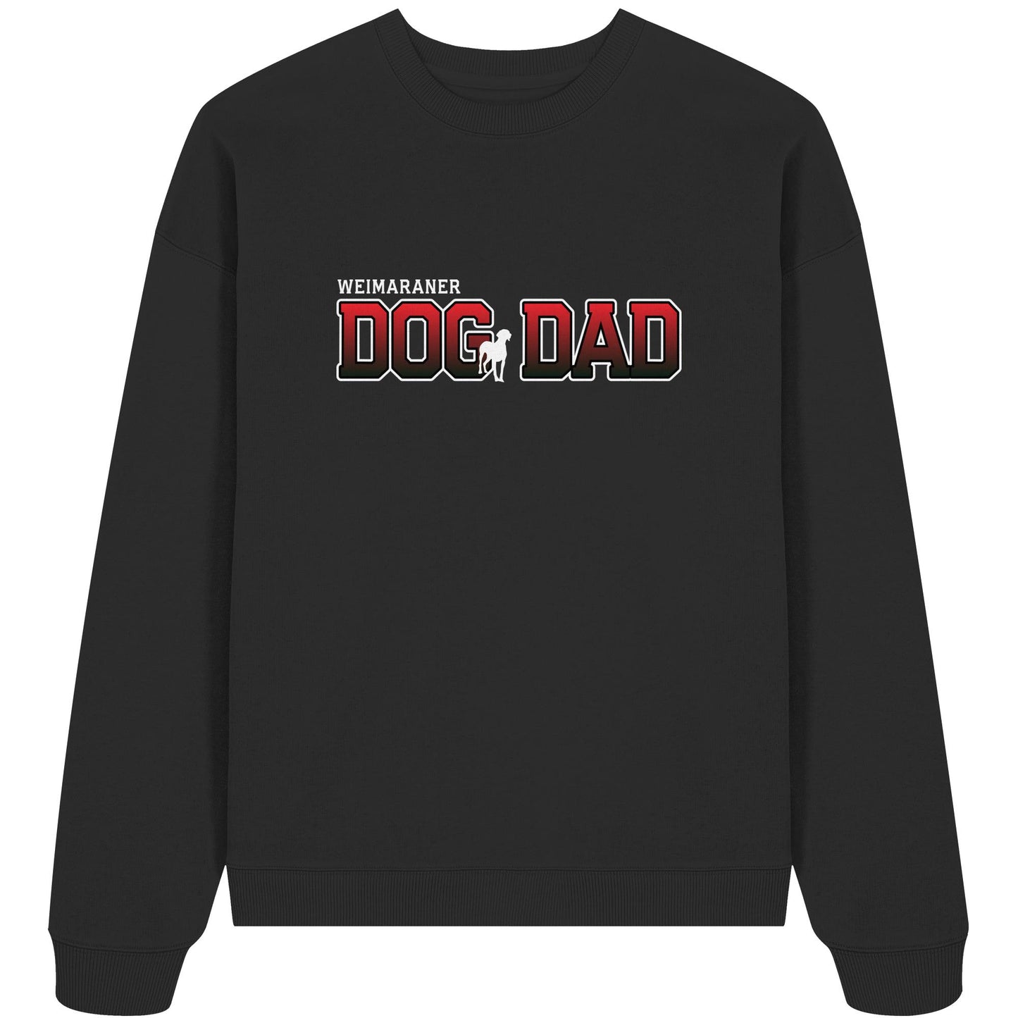 Weimaraner Dad - Varsity - Organic Oversize Sweatshirt