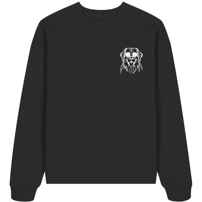 Line Art - Cooler Leonberger - Organic Oversize Sweatshirt