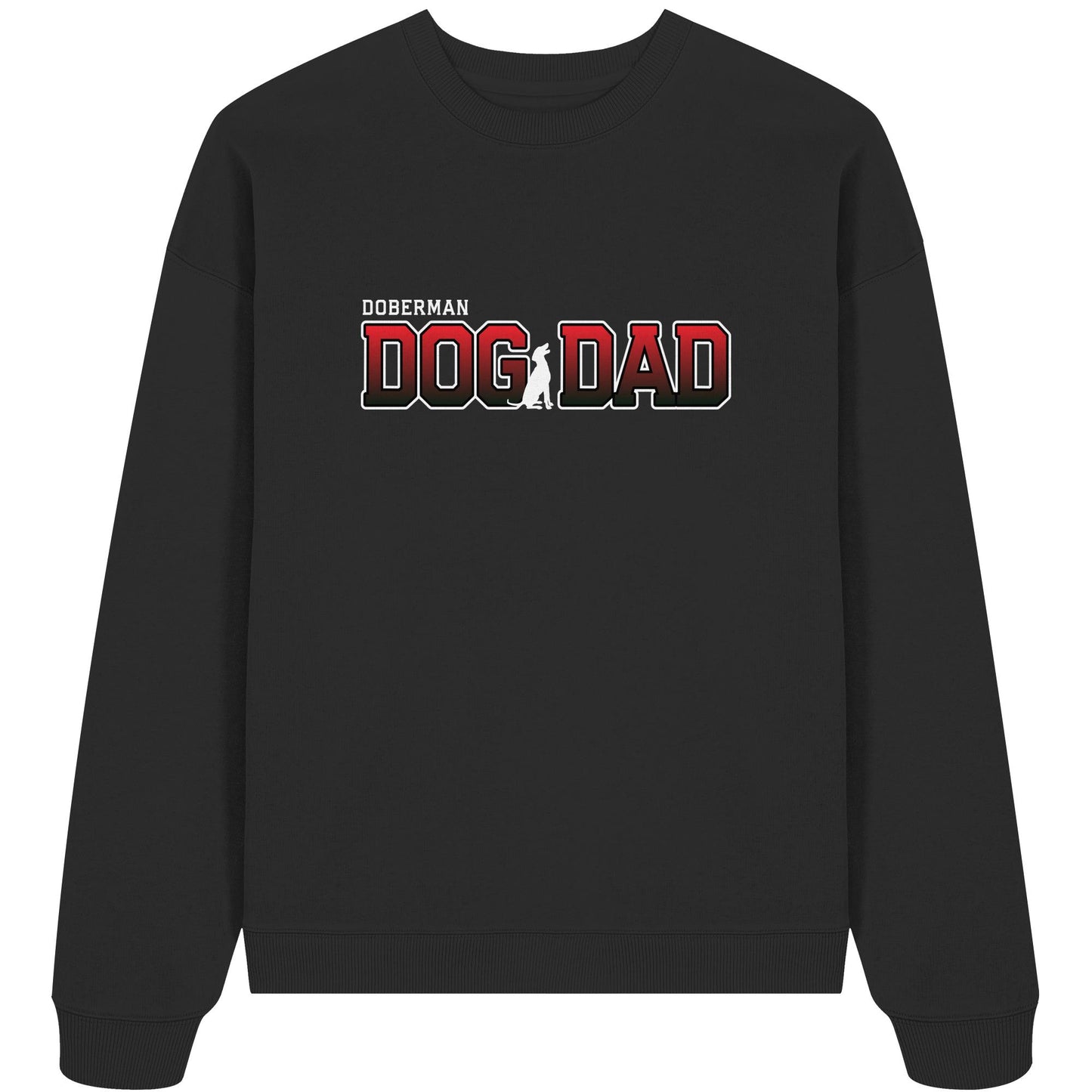 Doberman Dad - Varsity - Organic Oversize Sweatshirt
