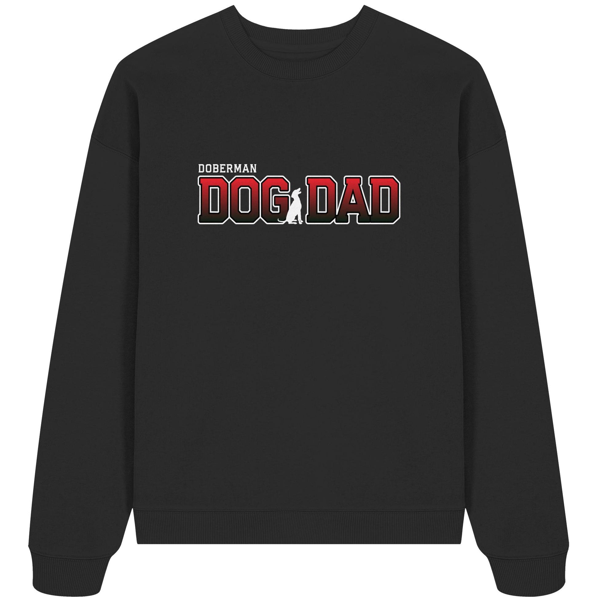 Doberman Dad - Varsity - Organic Oversize Sweatshirt