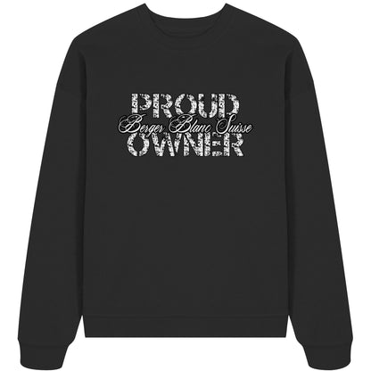 Proud Berger Blanc Suisse Owner - Organic Oversize Sweatshirt