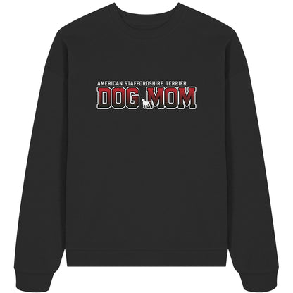American Staffordshire Terrier Mom - Varsity - Organic Oversize Sweatshirt