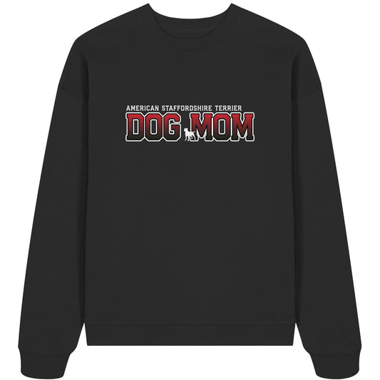 American Staffordshire Terrier Mom - Varsity - Organic Oversize Sweatshirt