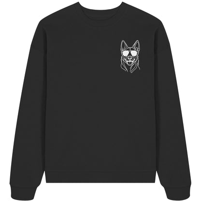 Line Art - Cooler Malinois - Organic Oversize Sweatshirt