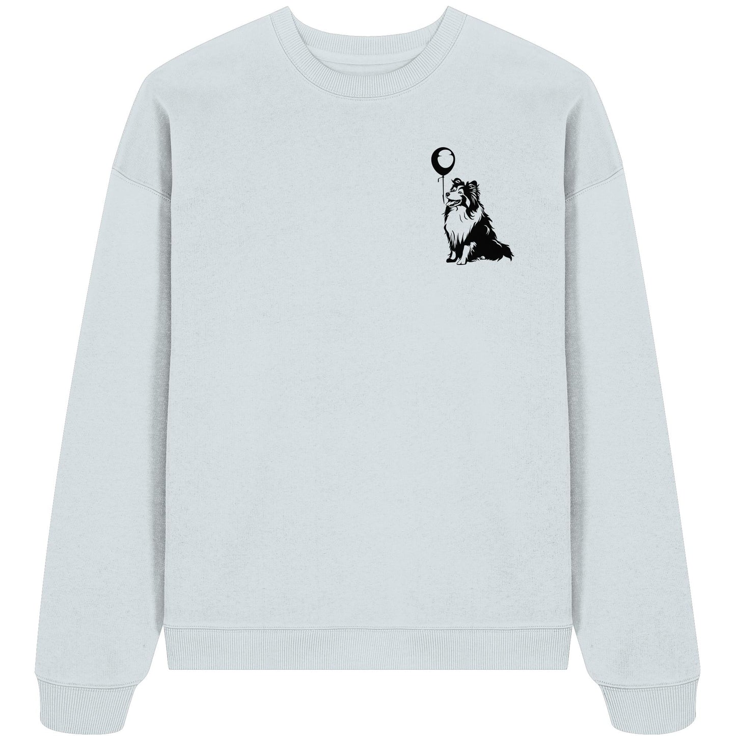 Ballon Shetland Sheepdog - Organic Oversize Sweatshirt
