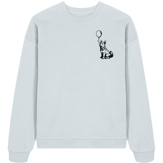 Ballon Weißer Schäferhund - Organic Oversize Sweatshirt