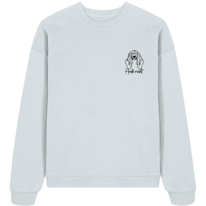 Heute nicht - English Springer Spaniel - Organic Oversize Sweatshirt