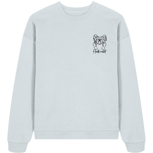 Heute nicht - Papillon - Organic Oversize Sweatshirt