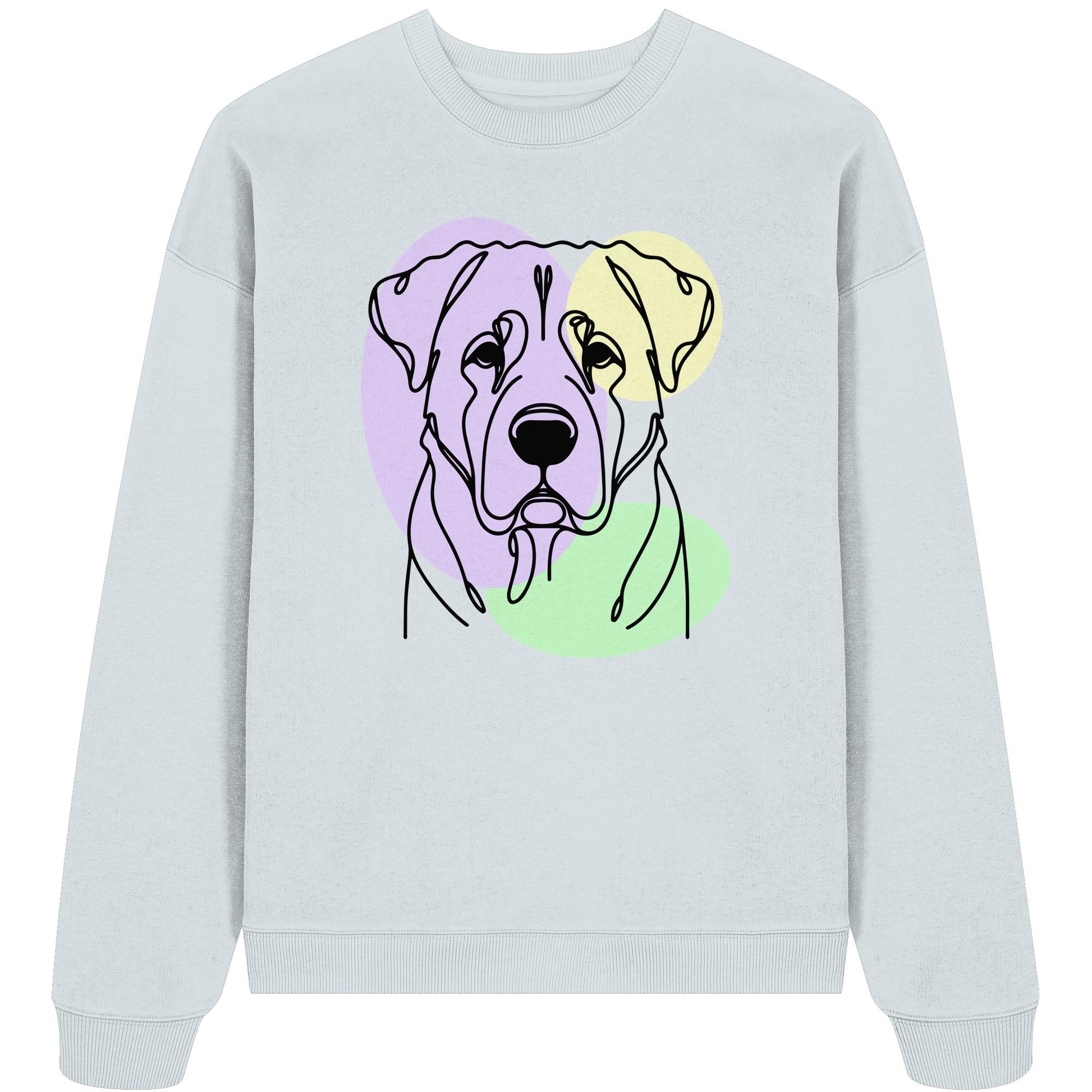 Line Art - Süßer Kangal - Organic Oversize Sweatshirt