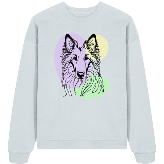 Line Art - Süßer Tervueren - Organic Oversize Sweatshirt
